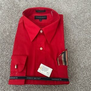 Giorgio Brutini Red Men's Shirt